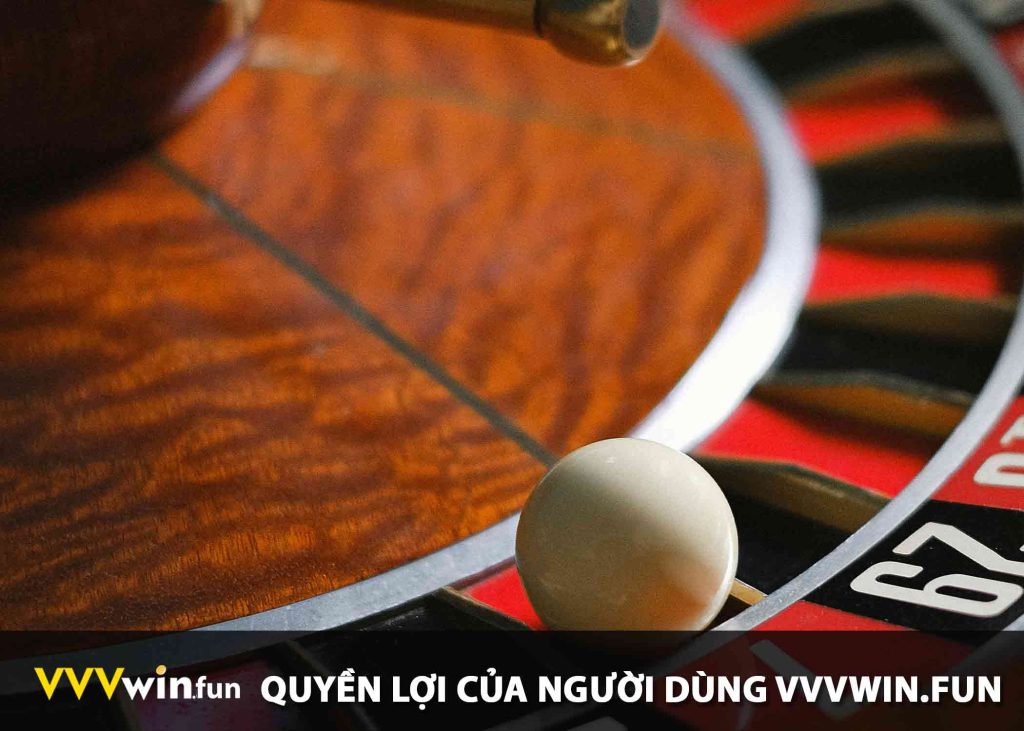 QUYỀN LỢI CỦA NGƯỜI DÙNG VVVWIN.FUN